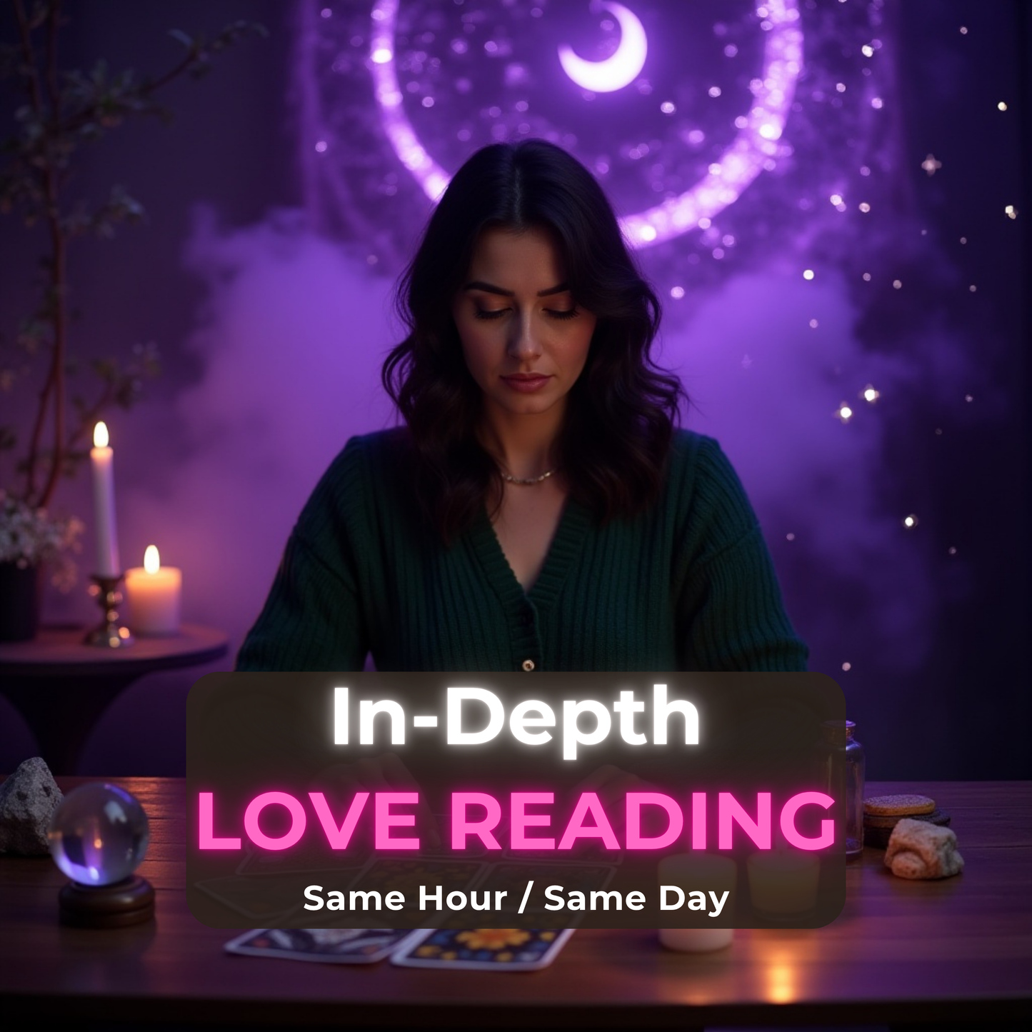 Love Tarot Reading Same Hour, Twin Flame Reading, Soulmate Reading, Medium Reading with Tarot Cards, Psychic Love Reading H02
