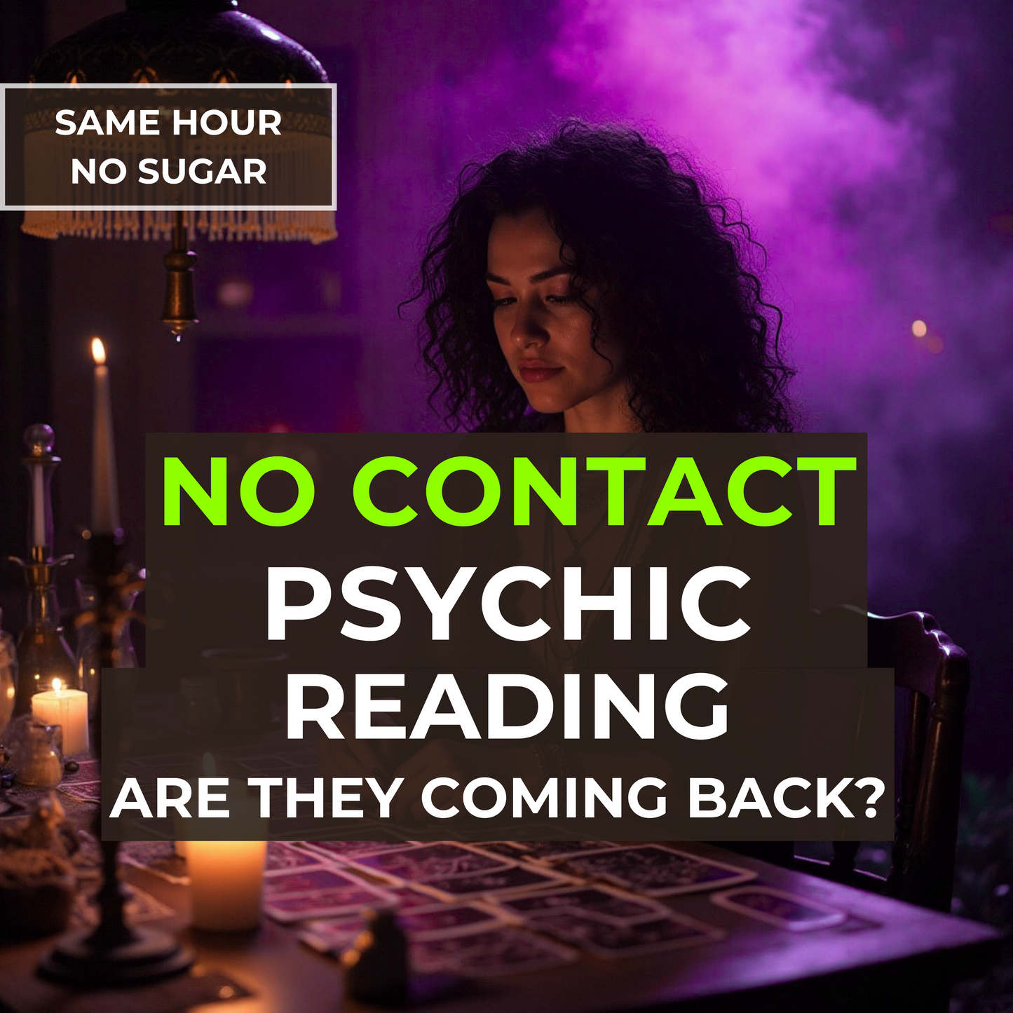 No Contact Psychic Reading | Discover If They Will Return, Their True Feelings, and Future Actions with a Fast Same Hour Love Energy Reading A20