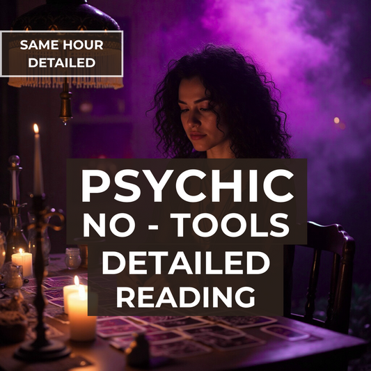 Psychic Reading, Same Hour, No Tools Pure Energy Medium Reading, Psychic Insights, Accurate Reading, Psychic Same Day, Medium Reading A18