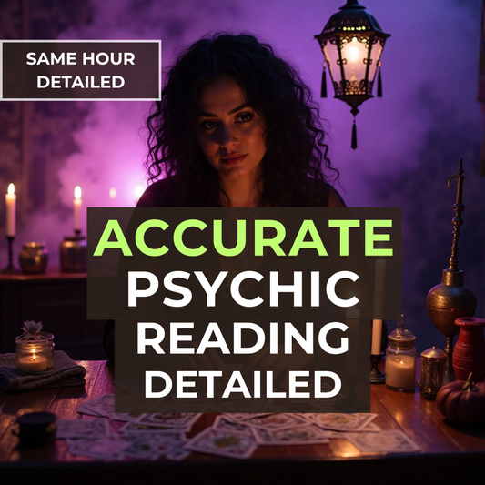 Accurate Psychic Reading | Receive Clear, Honest, and Detailed Future Insights About Love, Career, and Personal Growth with Same Hour Focus • A16
