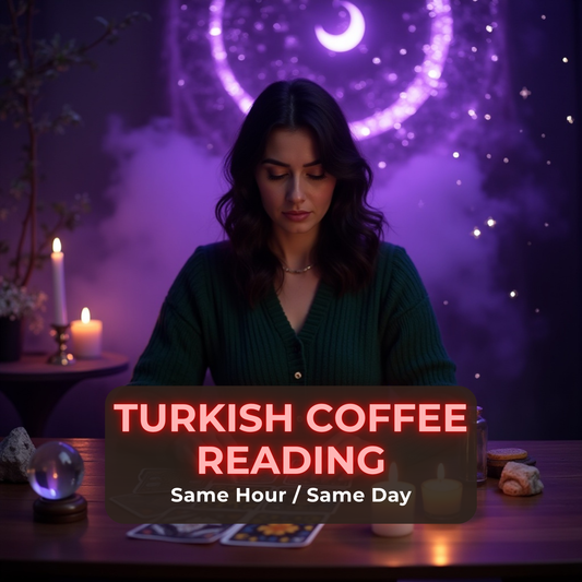Turkish Coffee Reading, Detailed Turkish Coffee Cup Reading, Fortune Teller Reading, Coffee Reading, Future Love Reading H09