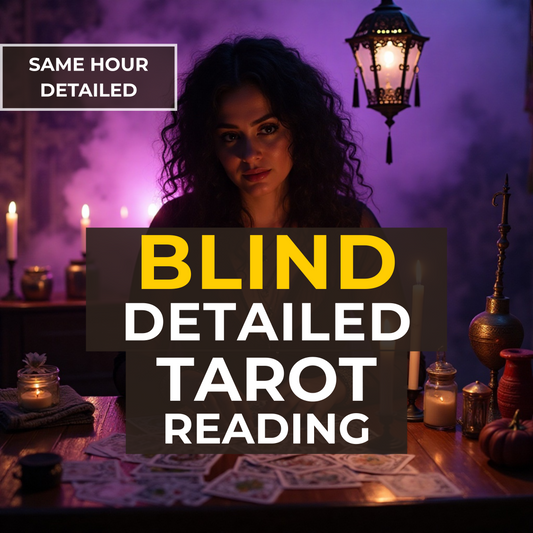 Blind Psychic Tarot Reading, Same Day Insight, Spiritual Guidance, Accurate Love Reading, Fast and Detailed Psychic Session • A19